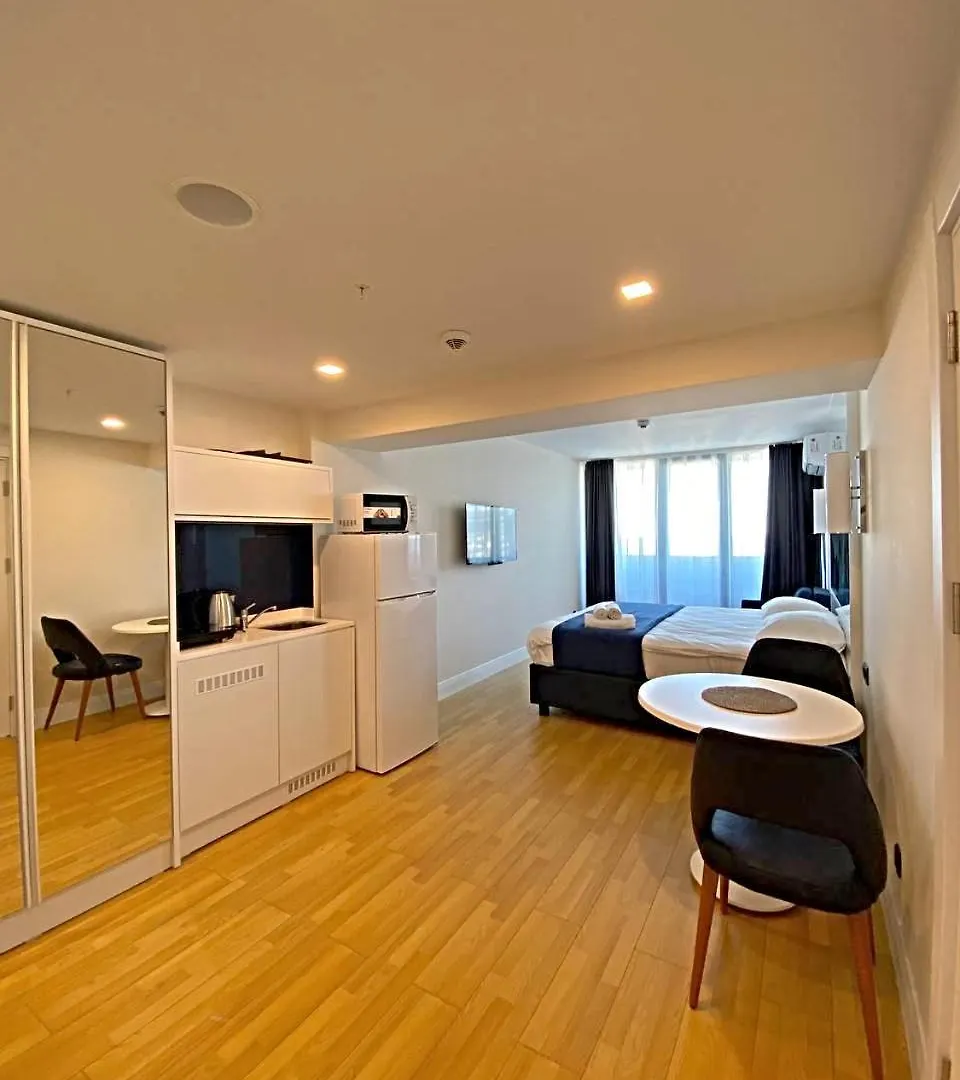 Lägenhet Delmar Orbi City D2 Block 38Floor Studio And One-Bedroom Batumi